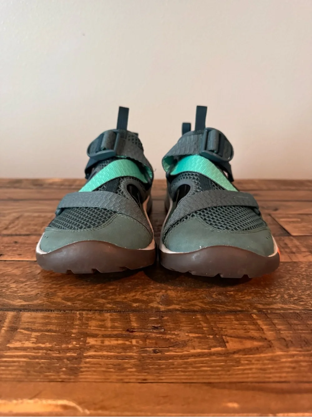 Chaco Men's Odyssey Sport Slip-On Athletic Sandals in Teal and Gray